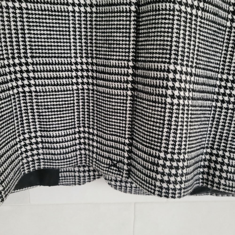 NWT Current/Elliott Calla Blazer Jacket Black White Houndstooth 2-Button Size 2 - Picture 9 of 10